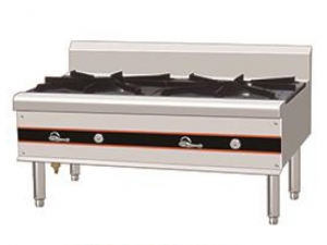 自吸風雙頭低湯灶